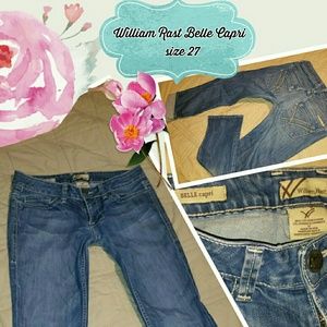 William Rast Belle Capri jeans sz 27